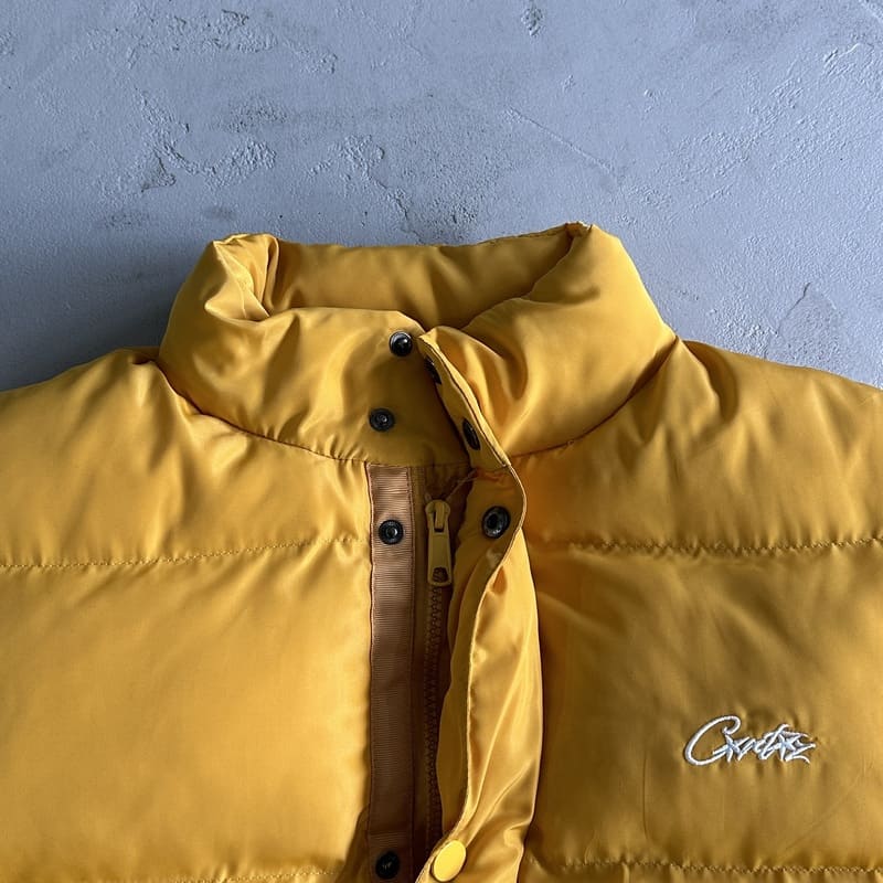 Jaqueta Corteiz Bolo Puffer Yellow