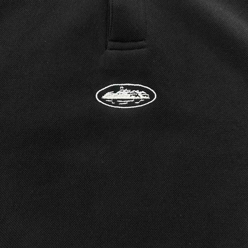 Conjunto Corteiz Island Pique Polo Preto