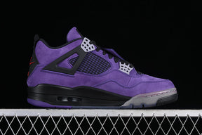 Tênis Air Jordan 4 x Travis Scott Purple Suede