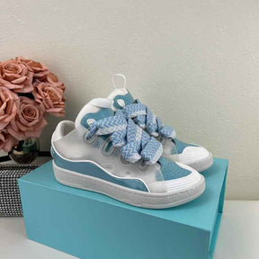 Tênis Lanvin Curb White Light Blue