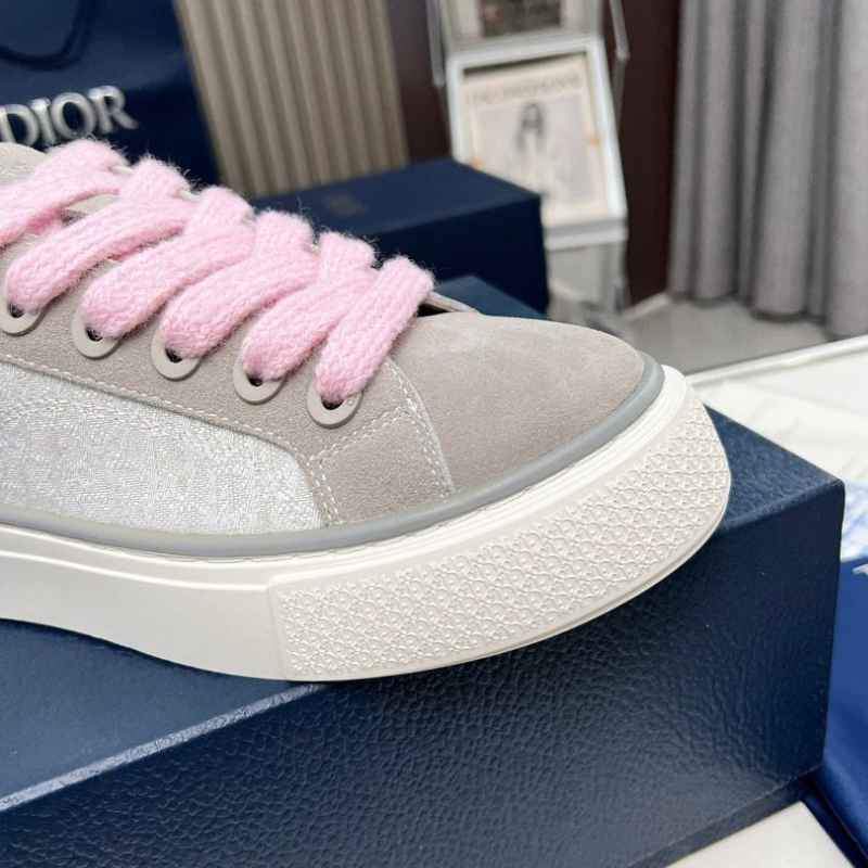 Tênis Dior B33 Grey White Oblique Jacquard