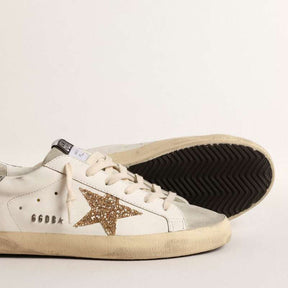 Tênis Golden Goose Super-Star White Star Golden