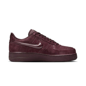 Tênis Air Force 1 Low Suede Glossy Burgundy Crush
