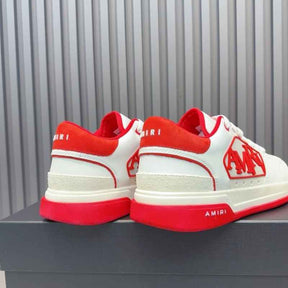 Tênis Amiri Classic Low White Red
