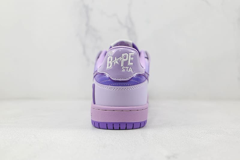 Tênis A Bathing Ape Bape SK8 Sta Purple