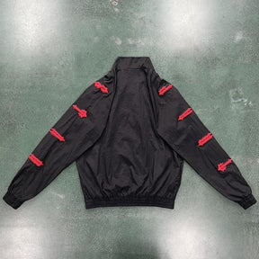 Conjunto Trapstar Irongate 2.0 Shellsuit Vermelho Preto