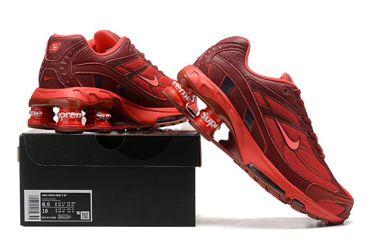 Tênis Nike Shox x Supreme Ride 2 Red