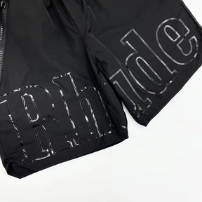 Shorts Rhude Logo All Black