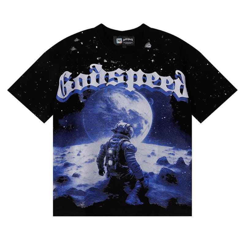 Camiseta Godspeed Save The Moon Black