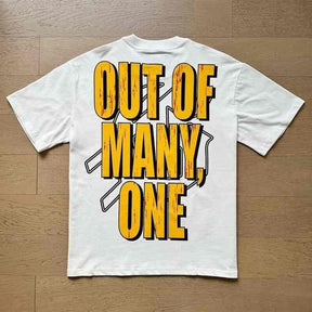 Camiseta Godspeed Skeletons Astronaut White