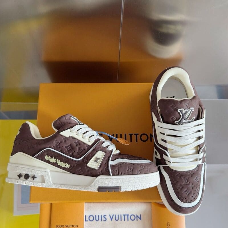 Tênis Louis Vuitton LV Trainer Tyler, the Creator Mocha