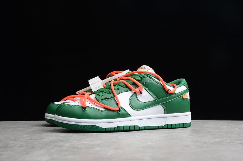 Tênis Nike Dunk Low Off-White Pine Green