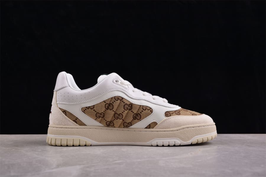 Tênis Gucci Re-Web Sneaker White Beige