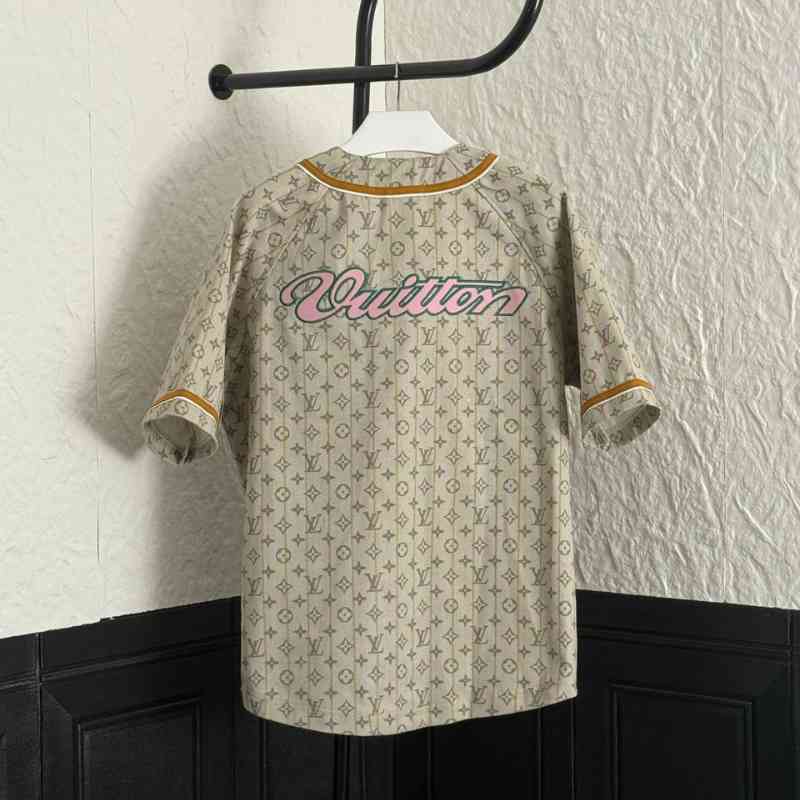Camisa Louis Vuitton Baseball Wear Beige