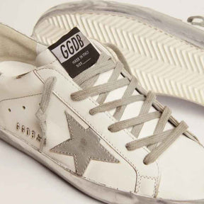 Tênis Golden Goose Super-Star White Silver