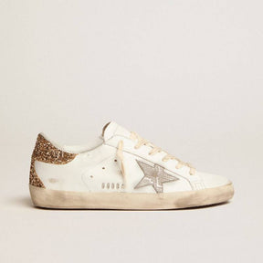Tênis Golden Goose Super-Star White Star Silver