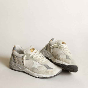 Tênis Golden Goose Dad-Star White Gray