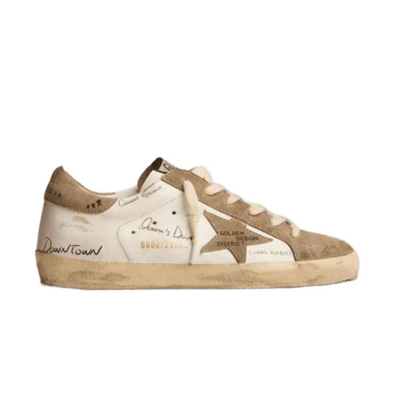 Tênis Golden Goose LTD Super-Star White Beige