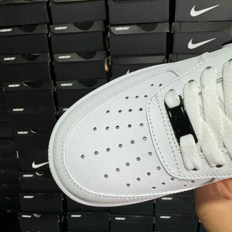 Tênis Nike Air Force 1 Liquid Metal Swoosh Black