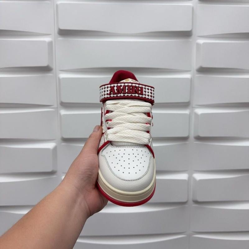 Tênis Amiri MA Skyline Logo White/Red