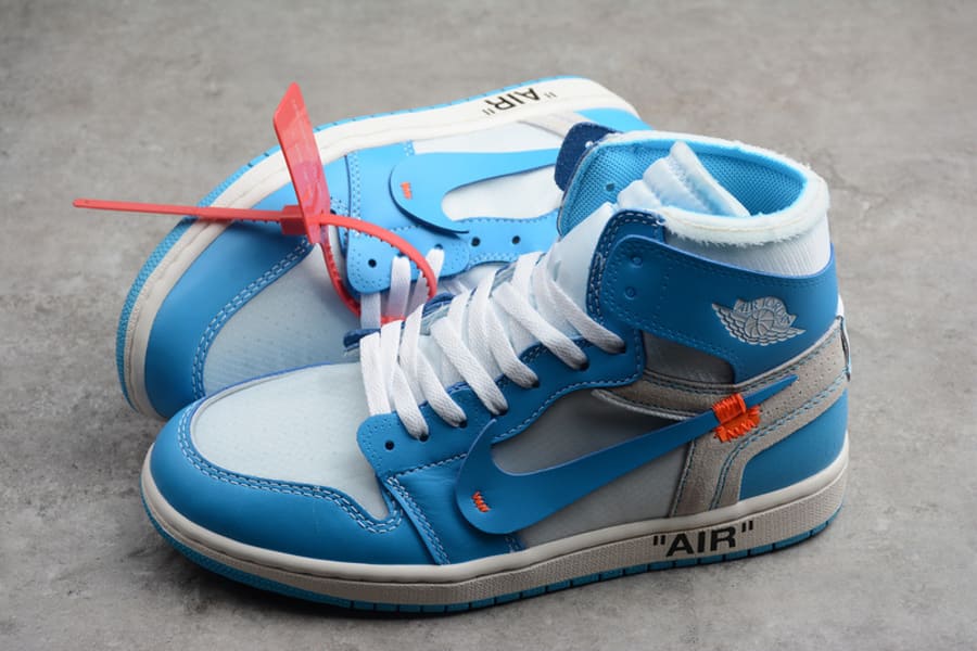 Tênis Air Jordan 1 High x Off-White UNC
