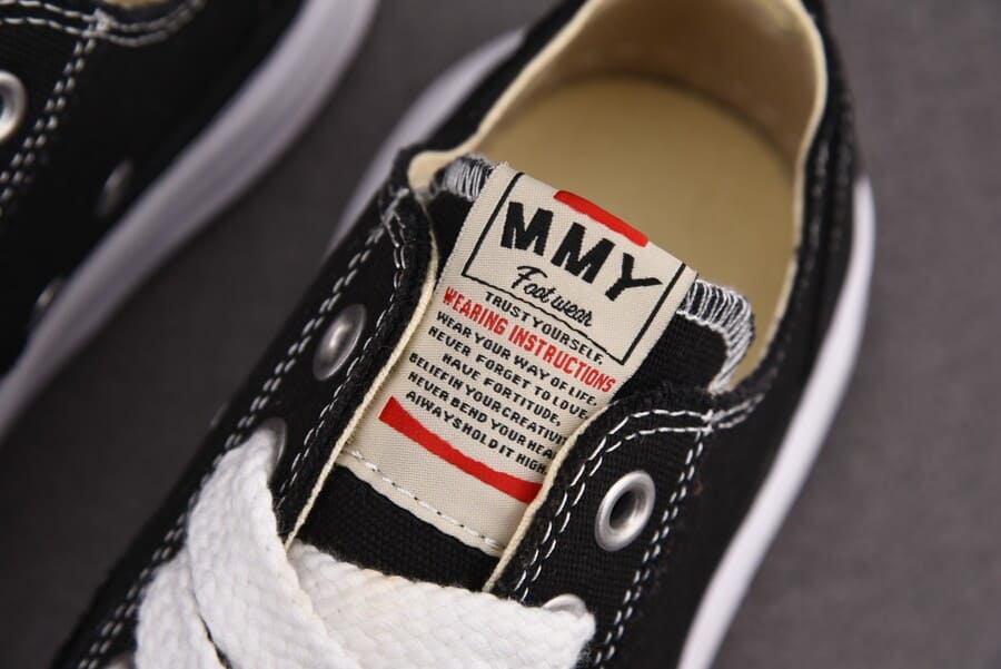Tênis Maison Mihara Yasuhiro Peterson OG Sole Canvas Low Black