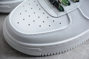 Tênis A Bathing Ape Bape Sta Low White ABC Camo Green