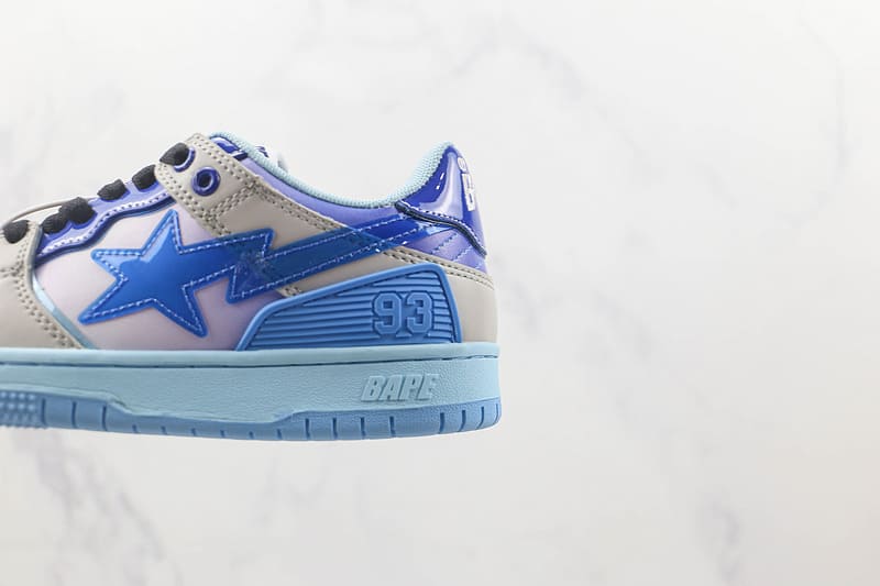 Tênis A Bathing Ape Bape SK8 Sta Blue White