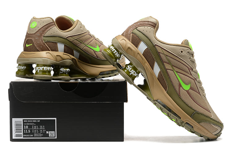 Tênis Nike Shox x Supreme Ride 2 Neutral Olive