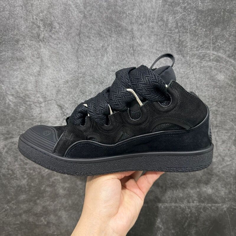 Tênis Lanvin Curb Triple Black