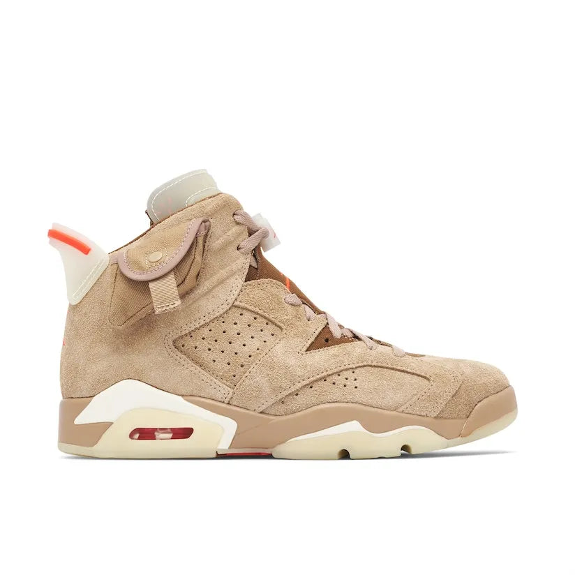Tênis Air Jordan 6 Retro - Travis Scott "British Khaki"