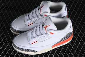 Tênis Air Jordan 3 White Georgia Peach
