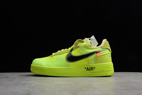 Tênis Air Force 1 Low Off-White Volt