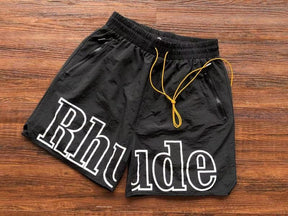Shorts Rhude Logo Black/White