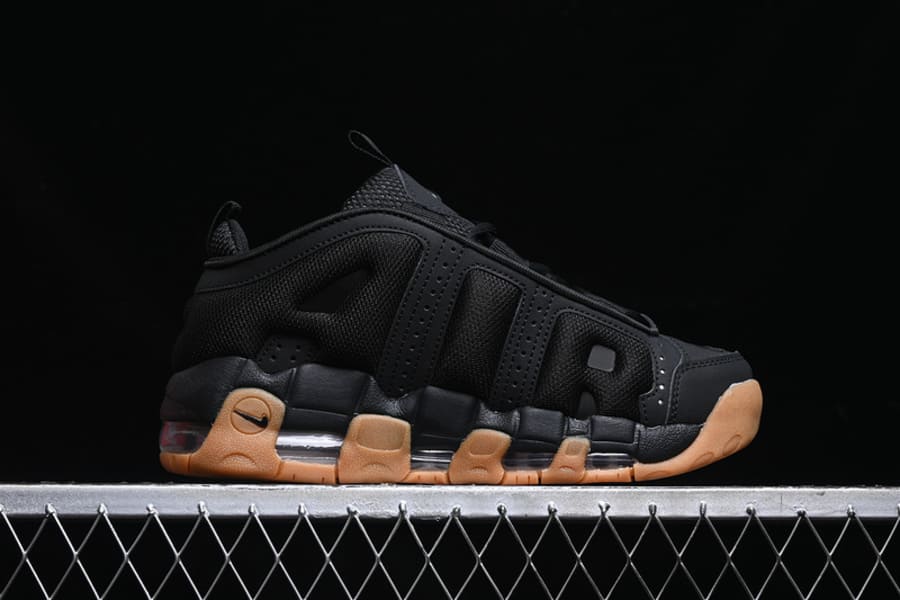 Tênis Nike Air More Uptempo Low Black Gum