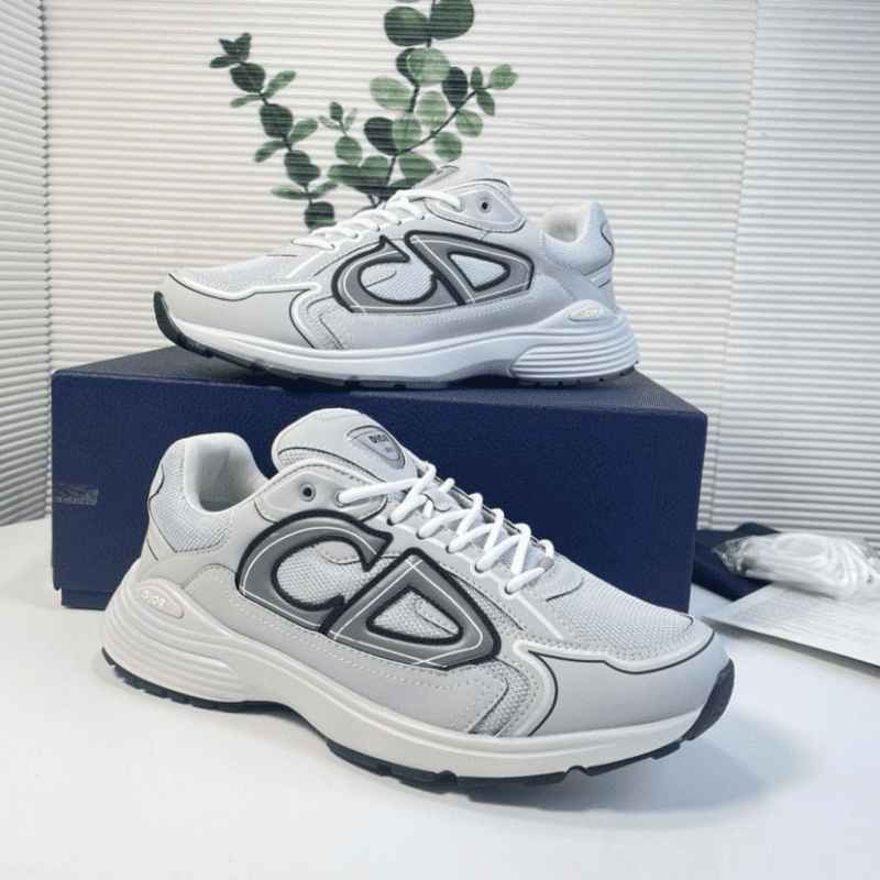Tênis Dior B30 White Gray
