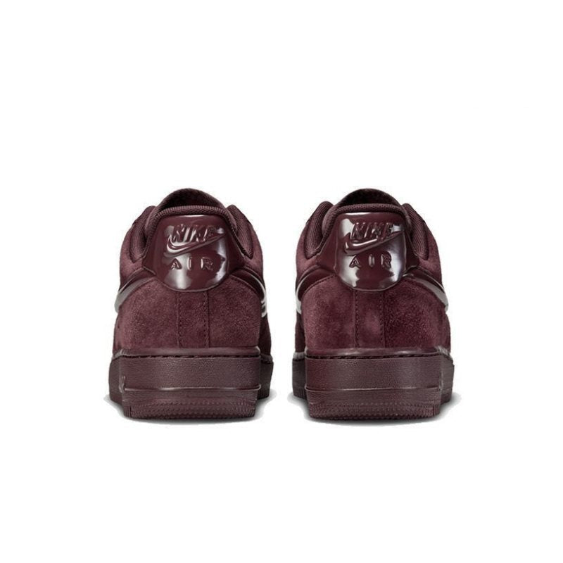 Tênis Air Force 1 Low Suede Glossy Burgundy Crush
