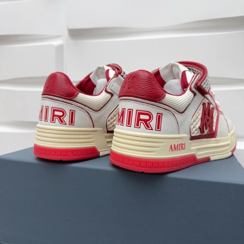 Tênis Amiri MA Skyline Logo White/Red