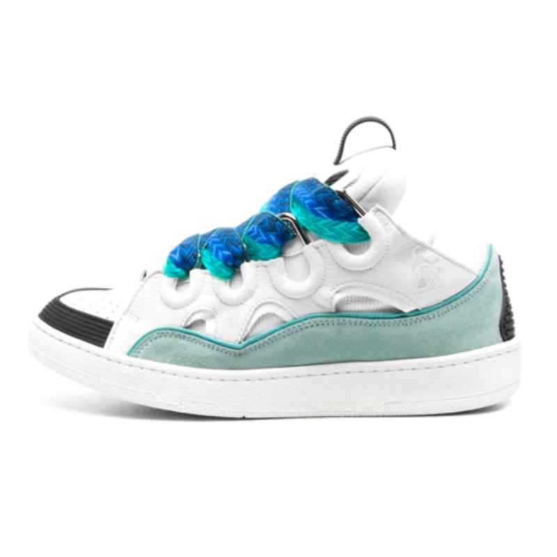 Tênis Lanvin Curb White Blue