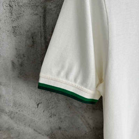 Camiseta Polo Casablanca Classic Laurel Branca