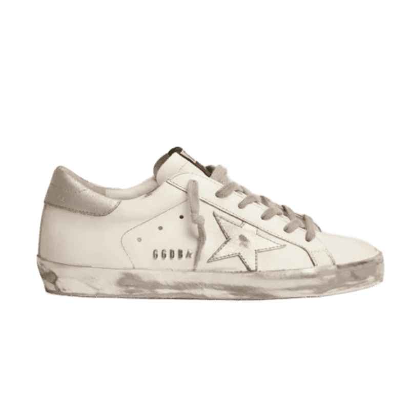 Tênis Golden Goose Super-Star White Silver
