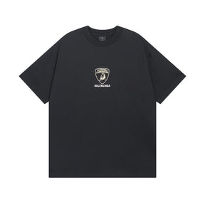 Camiseta Balenciaga Lamborghini Faded Black