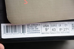 Tênis Air Jordan 6 Retro Travis Scott "Olive"
