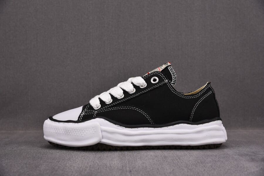 Tênis Maison Mihara Yasuhiro Peterson OG Sole Canvas Low Black