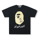 Camiseta BAPE x OVO Ape Head Black Gold