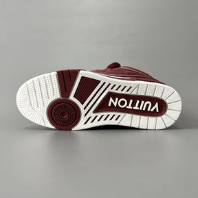 Tênis Louis Vuitton LV Skate Sneaker Bordeaux Red