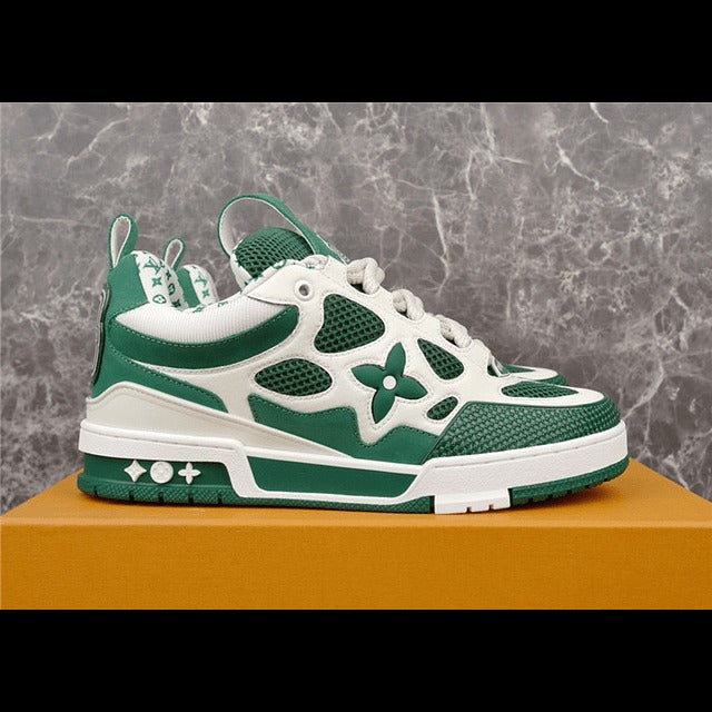 Tênis Louis Vuitton LV Skate Sneaker Green White