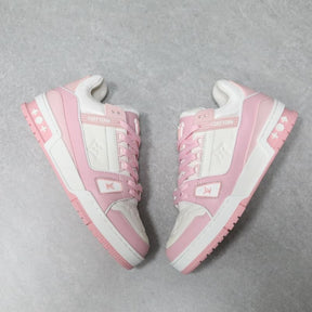 Tênis Louis Vuitton LV Trainer Rose Pink