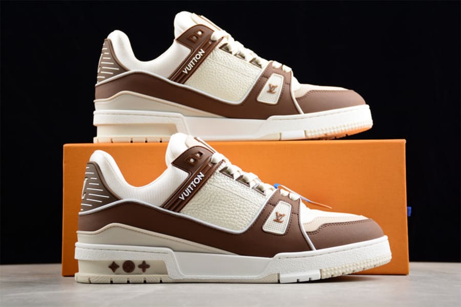Tênis Louis Vuitton LV Trainer Brown