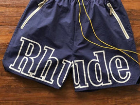 Shorts Rhude Logo Blue